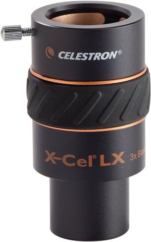 Celestron 93529 X-Cel LX 1.25-Inch 2X Barlow Lens (Black) & 93428 X-Cel LX 1.25-Inch 3X Barlow Lens (Black) in Kuwait
