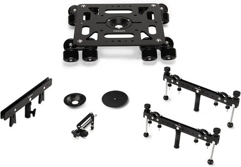 PROAIM Breeza Video/Film Solid Camera Dolly Slider with Track End. Adapts Mitchell, Flat, 75mm & 100mm Camera Heads & Light Cranes. Overslung/Underslung Operations - Hi-hat/Low-hat Mode (DL-BRZA-01) in Saudi Arabia
