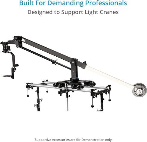 PROAIM Breeza Video/Film Solid Camera Dolly Slider with Track End. Adapts Mitchell, Flat, 75mm & 100mm Camera Heads & Light Cranes. Overslung/Underslung Operations - Hi-hat/Low-hat Mode (DL-BRZA-01) in Saudi Arabia