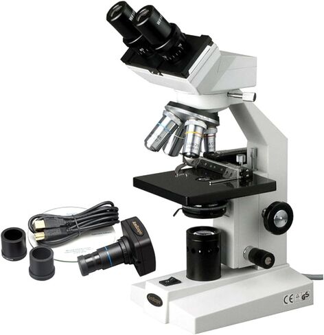 40X-1600X Binocular Microscope + 1.3MP Digital Camera + Mech. Stage in Saudi Arabia