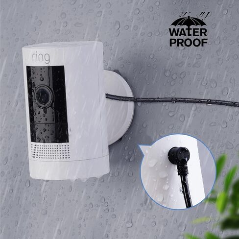 محول طاقة Ayotu لبطارية كاميرا Stick Up Cam/الجيل الثالث/الجيل الثاني وبطارية كاميرا Spotlight، مزود طاقة احتياطية 3000 مللي أمبير مع كابل شحن (لا يشمل الكاميرا)، أسود (16 قدم/5 متر) in Kuwait