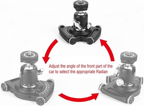 VBESTLIFE Dolly Video Camera Table Trolley, Dolider Video Camera Dolly Rail Stabilizer, for Digital SLR Camera in Saudi Arabia