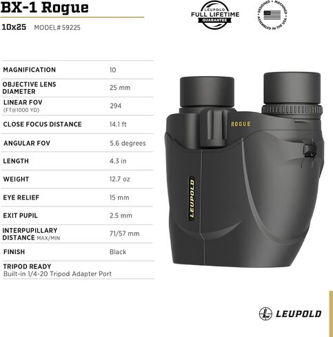 Leupold BX-1 Rogue Binoculars, 8x25mm (59220) in Saudi Arabia