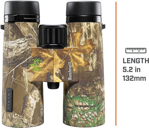 Bushnell Engage X 10x42mm Binoculars, IPX7 Waterproof and Lightweight Binoculars for Hunting, Travel, and Camping in Saudi Arabia