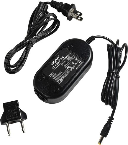 HQRP AC Adapter Compatible with Panasonic HC-V770 HC-V777 HC-V770M HC-V760 HC-WX970 HC-WX979 HC-WX970M HC-VX870 HC-VX878 HC-VX870M Camcorder Power Supply Cord AC Adaptor Charger + Euro Plug Adapter in Kuwait