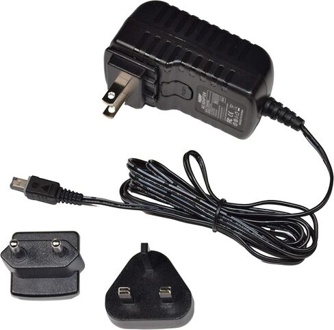 HQRP Wall AC Power Adapter Compatible with JVC Everio GZ-MG20 GZ-MG20U GZ-MG20US, GR-D350EW Camcorder - (incl. USA Plug & Euro Adapter) in Saudi Arabia
