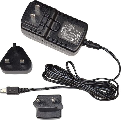 HQRP Wall AC Power Adapter Compatible with JVC Everio GZ-MG20 GZ-MG20U GZ-MG20US, GR-D350EW Camcorder - (incl. USA Plug & Euro Adapter) in Saudi Arabia
