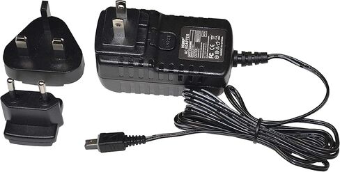 HQRP Wall AC Power Adapter Compatible with JVC Everio GZ-MG20 GZ-MG20U GZ-MG20US, GR-D350EW Camcorder - (incl. USA Plug & Euro Adapter) in Saudi Arabia