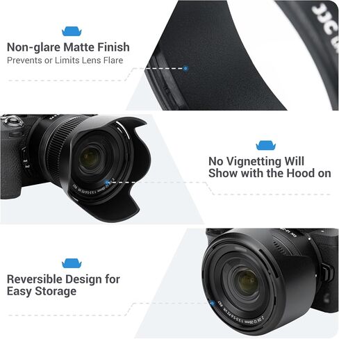 غطاء عدسة بتلة JJC لكاميرا Nikon NIKKOR Z مقاس 24-50 مم f/4-6.3 على Nikon Z5 Z6 Z7 in Kuwait