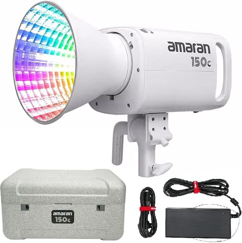 Aputure Amaran 150c COB Video Light,RGBWW 150W,2,500K to 7,500K CCT with G/M Adjustment,15,610 lux @ 1m with Hyper Reflector,APP Control in Kuwait
