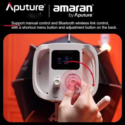 Aputure Amaran 150c COB Video Light,RGBWW 150W,2,500K to 7,500K CCT with G/M Adjustment,15,610 lux @ 1m with Hyper Reflector,APP Control in Kuwait