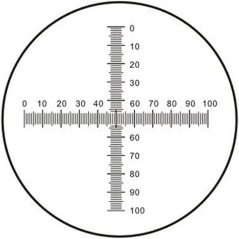 Handheld Digital Microscope Accessories 0.1MM Glass Stage Objective Lens Slide, for Microscope Microscope Accessories in Kuwait