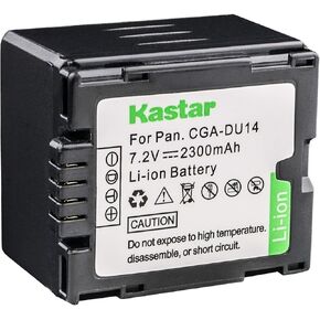 Kastar CGR-DU14 Replacement Battery for Panasonic PV-GS39 Camcorder and Panasonic CGR-DU07 CGA-DU07 CGR-DU14 CGA-DU14 CGR-DU21 CGA-DU21 VW-VBD210 Batteries in Saudi Arabia