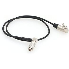 SZRMCC Ultrasync One DIN 1.0 2.3 BNC to Right Angle 3.5mm Jack Timecode Cable for DSLR Cameras