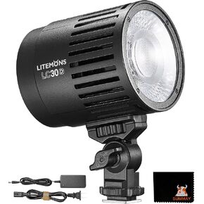 Godox LC30D Desktop LED Video Light Constant Light Soft Light Two-Color Temperature Fill Light Suitable for Shooting Jewelry, Live Shooting, Two-Color Temperature Lighting in Saudi Arabia