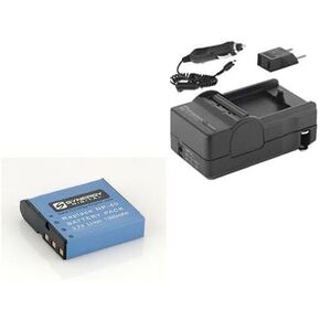 Casio Exilim EX-Z300 Digital Camera Accessory Kit Includes: SDCANP40 Battery, SDM-140 Charger in Saudi Arabia