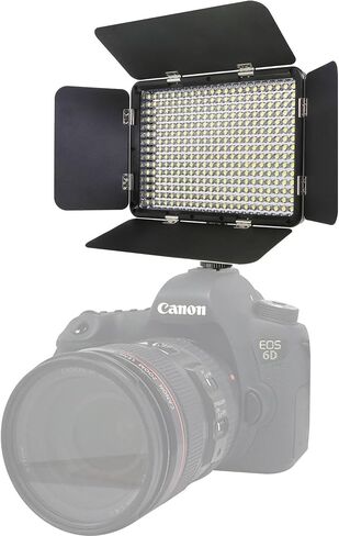 Professional Advanced 3200-5600K Continuous LED Video Light Kit Variable-Color + Bundle for Digital Camera in Saudi Arabia