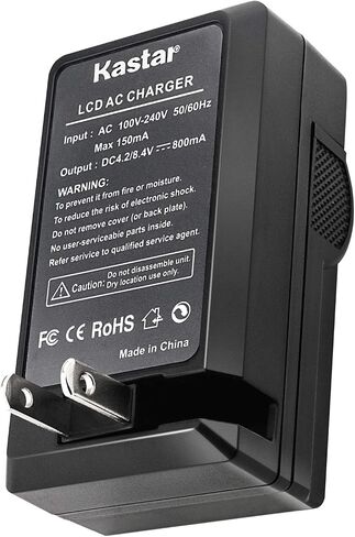 Kastar Battery and LCD Wall Charger Compatible with Sony NP-BX1 and Sony Cyber-shot HDR-AS50R DSC-RX100 VII HDR-CX240E HDR-CX405 HDR-CX440 HDR-GW66 HDR-GWP88 HDR-MV1 HDR-PJ240E HDR-PJ270E HDR-PJ440 in Saudi Arabia