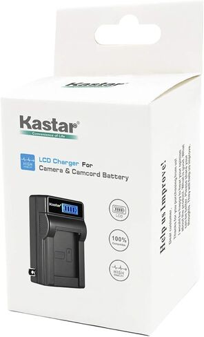 Kastar Battery and LCD Wall Charger Compatible with Sony NP-BX1 and Sony Cyber-shot HDR-AS50R DSC-RX100 VII HDR-CX240E HDR-CX405 HDR-CX440 HDR-GW66 HDR-GWP88 HDR-MV1 HDR-PJ240E HDR-PJ270E HDR-PJ440 in Saudi Arabia