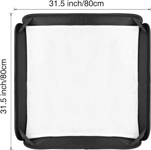 Godox 24"x 24" 60cmx60cm Foldable Universal Softbox with S Style Speedlite Bracket for Flash Bowens Elinchrom Mount Accessories Direction Adjustable in Kuwait