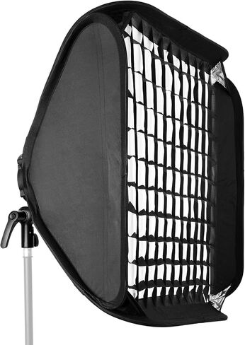 Godox 24"x 24" 60cmx60cm Foldable Universal Softbox with S Style Speedlite Bracket for Flash Bowens Elinchrom Mount Accessories Direction Adjustable in Kuwait