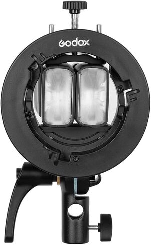 Godox 24"x 24" 60cmx60cm Foldable Universal Softbox with S Style Speedlite Bracket for Flash Bowens Elinchrom Mount Accessories Direction Adjustable in Kuwait