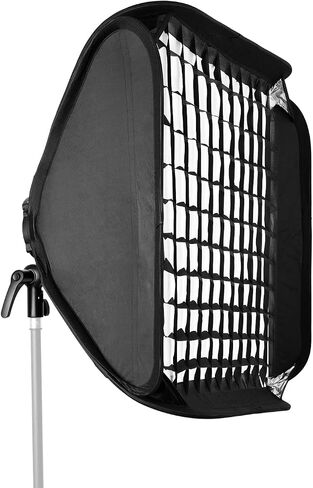 Godox 24"x 24" 60cmx60cm Foldable Universal Softbox with S Style Speedlite Bracket for Flash Bowens Elinchrom Mount Accessories Direction Adjustable in Kuwait