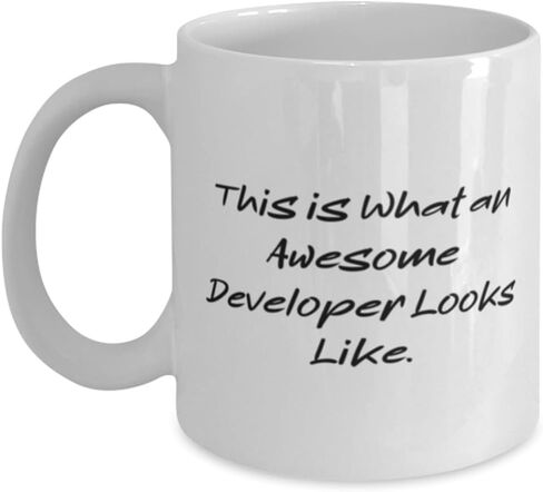 Appreciation Developer Gifts, This is What an Awesome Developer Looks, Inspire Birthday 11oz 15oz Mug For Friends From Friends, Software developer birthday gift, Programmer birthday gift, Coding in Saudi Arabia