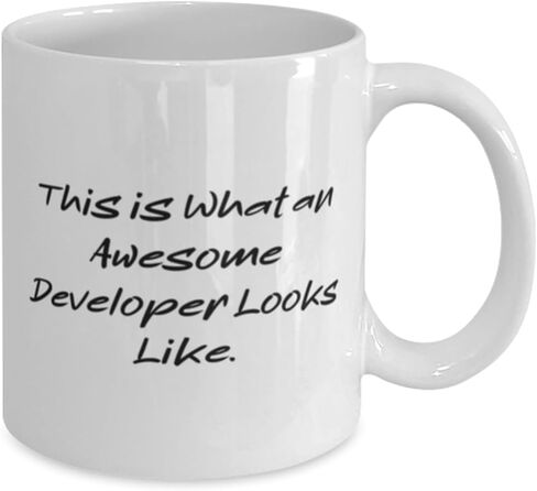 Appreciation Developer Gifts, This is What an Awesome Developer Looks, Inspire Birthday 11oz 15oz Mug For Friends From Friends, Software developer birthday gift, Programmer birthday gift, Coding in Saudi Arabia