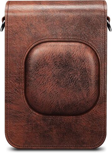 FINTIE Carrying Case for Fujifilm Instax Mini LiPlay Hybrid Instant Camera | Premium Vegan Leather, Camera Travel Bag, Adjustable Shoulder Strap, Snap Closure, Removable Front Cover, Agave Green in Kuwait