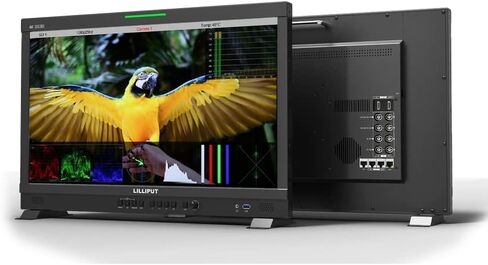 LILLIPUT Q24-ABBP with Carry-on case 10bit 23.6 inch 12G-SDI Professional Broadcast Production Studio Monitor 12G SDI and 12G-SFP Fiber Optic Input with Gold Mount in Saudi Arabia