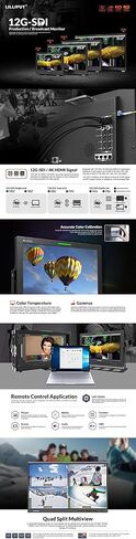 LILLIPUT Q24-ABBP with Carry-on case 10bit 23.6 inch 12G-SDI Professional Broadcast Production Studio Monitor 12G SDI and 12G-SFP Fiber Optic Input with Gold Mount in Saudi Arabia