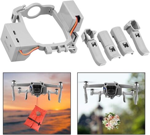O'woda Mavic 2 Payload Drone Airdropper Clip Delivery Transport Device Wedding Drone Fishing Bait Search & Rescue Tool for DJI Mavic 2 Pro/Zoom (Not for Mavic Pro) in Saudi Arabia