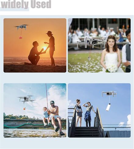 O'woda Mavic 2 Payload Drone Airdropper Clip Delivery Transport Device Wedding Drone Fishing Bait Search & Rescue Tool for DJI Mavic 2 Pro/Zoom (Not for Mavic Pro) in Saudi Arabia