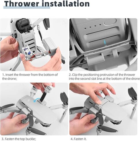 O'woda Mavic 2 Payload Drone Airdropper Clip Delivery Transport Device Wedding Drone Fishing Bait Search & Rescue Tool for DJI Mavic 2 Pro/Zoom (Not for Mavic Pro) in Saudi Arabia