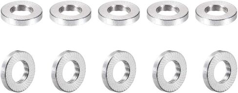 uxcell 10 Pcs Round Aluminum Standoff Column Spacer 3.1x6x3mm(IDxODxH) Red for Drone FPV Quadcopter Racing RC Multirotors Parts DIY in Kuwait