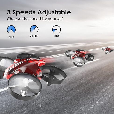 Mini Drone for Kids & Beginners, Indoor Portable Hand Operated/RC Nano Helicopter Quadcopter with Auto Hovering, Headless Mode & Remote Control, Children's Day Gift for Boys and Girls -Blue in Saudi Arabia