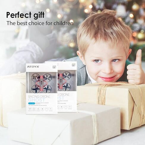 Mini Drone for Kids & Beginners, Indoor Portable Hand Operated/RC Nano Helicopter Quadcopter with Auto Hovering, Headless Mode & Remote Control, Children's Day Gift for Boys and Girls -Blue in Saudi Arabia