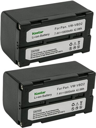 Kastar 2-Pack BDC-70 Battery Replacement for Sokkia BDC-70, BDC70, BT-70, BLI-SRX1, SDL30, SDL50, CDC68, Energizer ERC610, Fuji VMBPL30A, VMBPL60A, Hitachi VM13A, VM13J, VM27A, VM30 in Kuwait