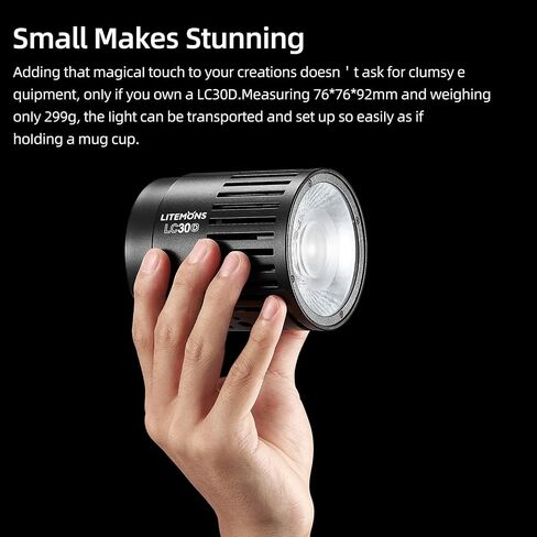 Godox LC30D Desktop LED Video Light Constant Light Soft Light Two-Color Temperature Fill Light Suitable for Shooting Jewelry, Live Shooting, Two-Color Temperature Lighting in Saudi Arabia
