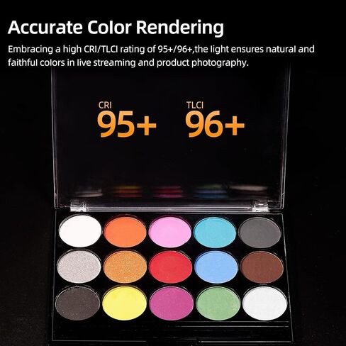 Godox LC30D Desktop LED Video Light Constant Light Soft Light Two-Color Temperature Fill Light Suitable for Shooting Jewelry, Live Shooting, Two-Color Temperature Lighting in Saudi Arabia