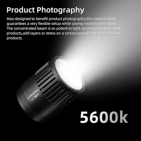 Godox LC30D Desktop LED Video Light Constant Light Soft Light Two-Color Temperature Fill Light Suitable for Shooting Jewelry, Live Shooting, Two-Color Temperature Lighting in Saudi Arabia