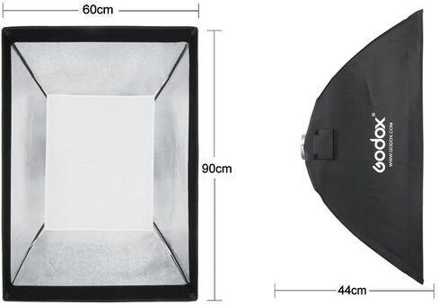 Godox 2 x SK400II 800Ws Strobe Flash Light Monolight Kit for Studio Photography, Includes Light Stand, Softbox, Reflector, Barnd Door Kit, Umbrella, Carrying Case in Saudi Arabia