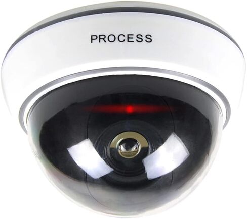 Dummy Surveillance Camera Fake Security Camera with Simulated IR Flashing Red Lights in Saudi Arabia