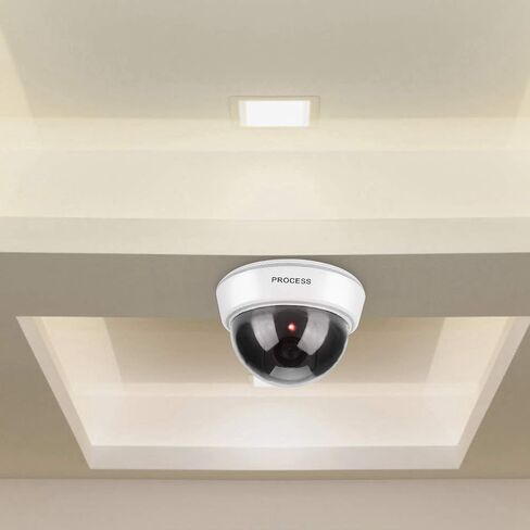 Dummy Surveillance Camera Fake Security Camera with Simulated IR Flashing Red Lights in Saudi Arabia