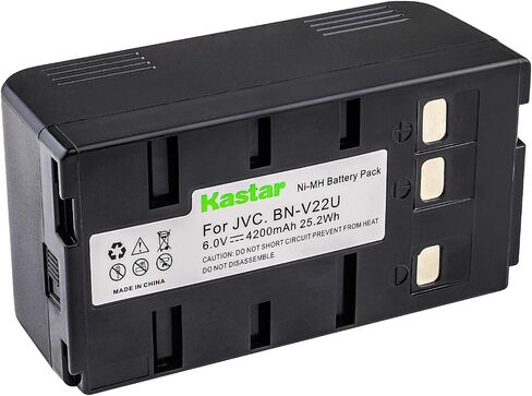 Kastar 4200mA 6V Battery Replacement for JVC GR-SXM240U GR-SXM260 GR-SXM265 GR-SXM277 GR-SXM278 GR-SXM279 GR-SXM29 GR-SXM30 GR-SXM300 GR-SXM320U GR-SXM337 GR-SXM330U GR-SXM340U GR-SXM347 Video Cameras in Saudi Arabia