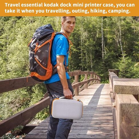 Case for Kodak Dock ERA Plus 4PASS 4x6 Instant Photo Printer, Bluetooth Photo Printing Holder for Adapter, Cartridge, Paper, Power Cord for Photographers & Travelers (Box Only) in Saudi Arabia