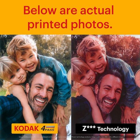 KODAK All-New Mini 3 Square Instagram Size Bluetooth Portable Photo Printer with 4PASS Technology - Yellow in Kuwait