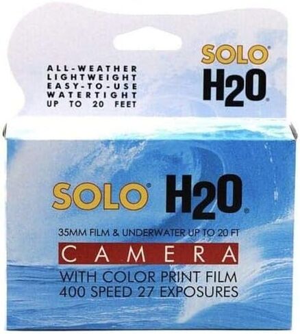 Solo H2O 35mm Single Use Underwater Camera with 400ASA 27 Exposure Film in Saudi Arabia