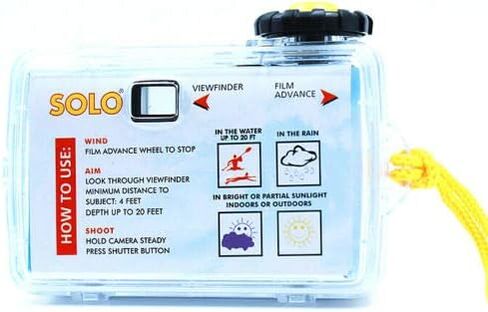 Solo H2O 35mm Single Use Underwater Camera with 400ASA 27 Exposure Film in Saudi Arabia